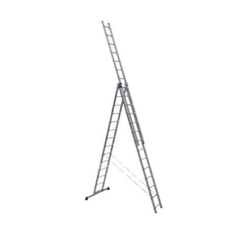 Лестница алюминиевая трехсекционная Alumet 3*14