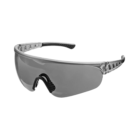 Защитные серые очки STAYER PRO-X широкая монолинза, открытого типа