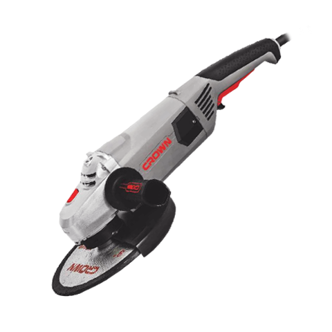 Шлифмашина угловая CROWN CT13500-230N, 2200Вт, диск 230мм (фиксатор шпинделя)