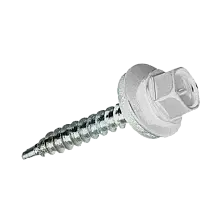 Саморез кровельный со сверлом по металлу RAL 9003 (белый) 5.5х25