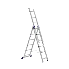 Алюминиевая трехсекционная лестница Alumet 3*6