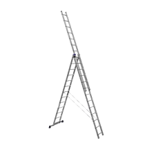 Алюминиевая трехсекционная лестница Alumet 3*13